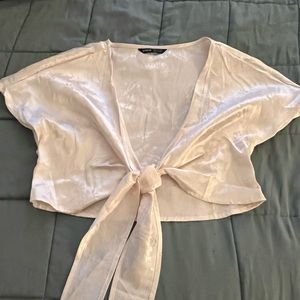 Tied up crop top from SHEIN!